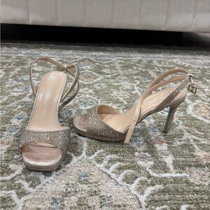 Steve Madden Glittering Gold Strappy Heels